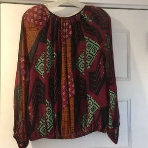 Diane von Furstenberg woman silk patterned blouse: